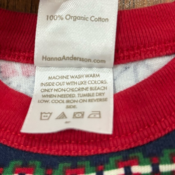Hanna Andersson Gnome Christmas Winter Long John Organic Pajama Set, 18-24 mos - Picture 5 of 8